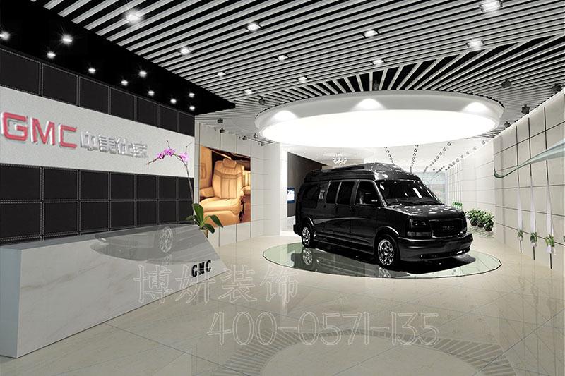 汽车展厅装修设计-高端大气商务风格