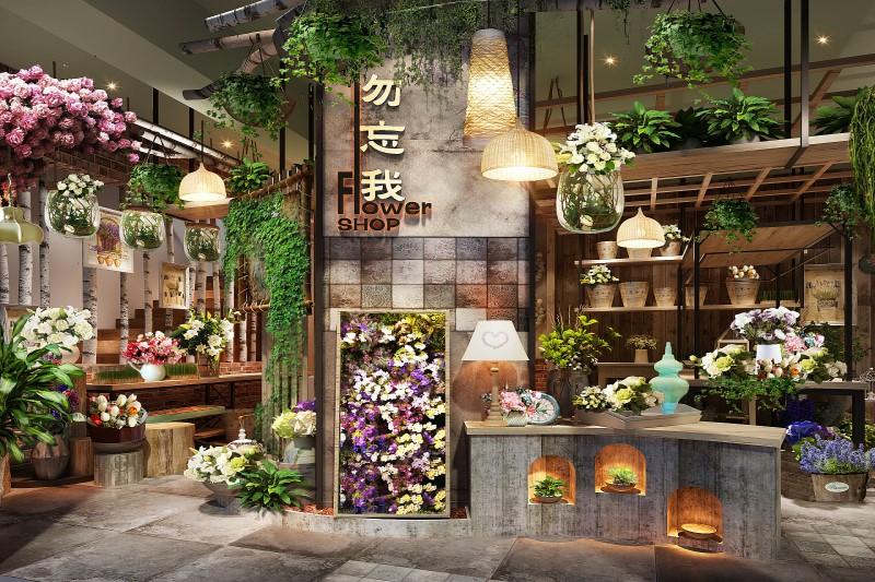 2023年平价新鲜花店装修效果图（2023年平价新鲜花店装修设计案例）