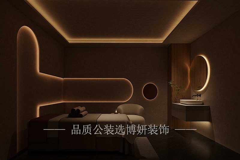 杭州轻奢风格足浴会所装修设计案例