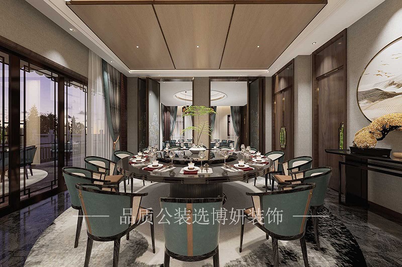 新中式风格餐饮店装修设计案例