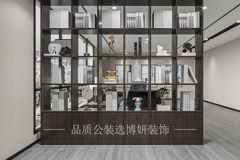 杭州新中式风格办公室装修设计效果图