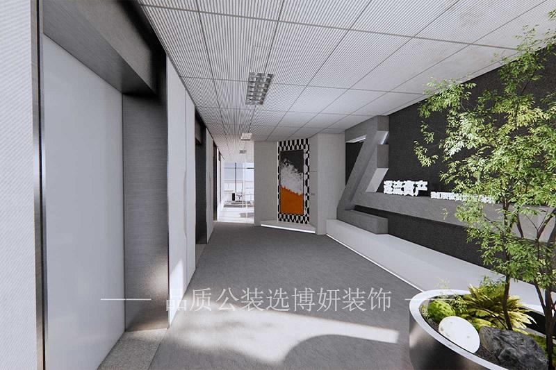 杭州商务公司办公室装修设计效果图