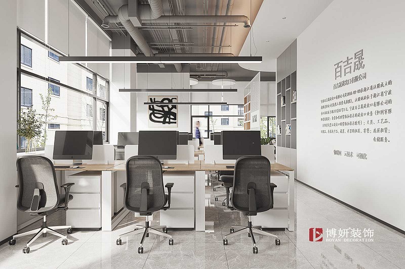 杭州1000平米办公室装修设计效果图