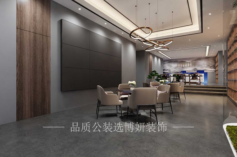 杭州中式茶室装修设计效果图