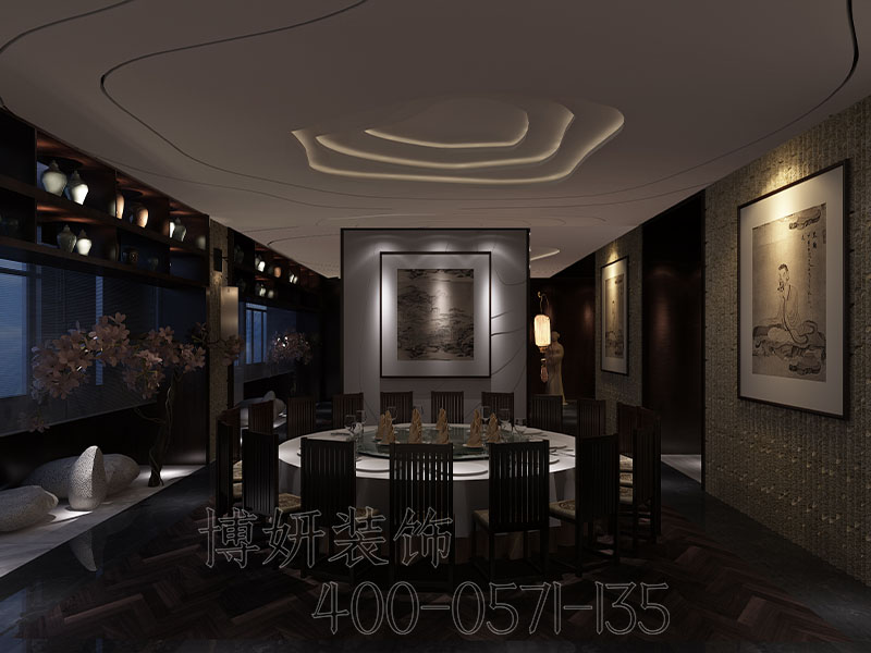 中式茶馆装修,中式茶馆装修设计,杭州中式茶馆装修设计
